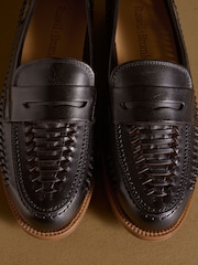 Russell & Bromley Black Larton Loafers - Image 7 of 7