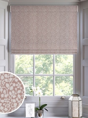 Pink Floral Chenille Made to Measure Roman Blind - Image 1 of 6