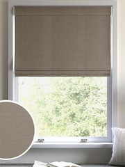 Fawn Brown Heyburn Made to Measure Roman Blind - Image 1 of 7