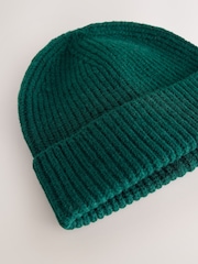 Forest Green Knitted Beanie - Image 3 of 4
