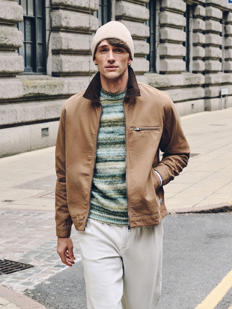 Neutral Fine Knitted Beanie - Image 1 of 5