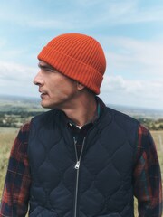 Orange Knitted Beanie - Image 1 of 1