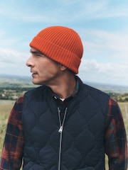Orange Knitted Beanie - Image 2 of 4