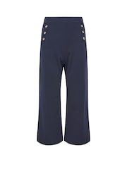M&Co Blue Military Button Trousers - Image 5 of 5