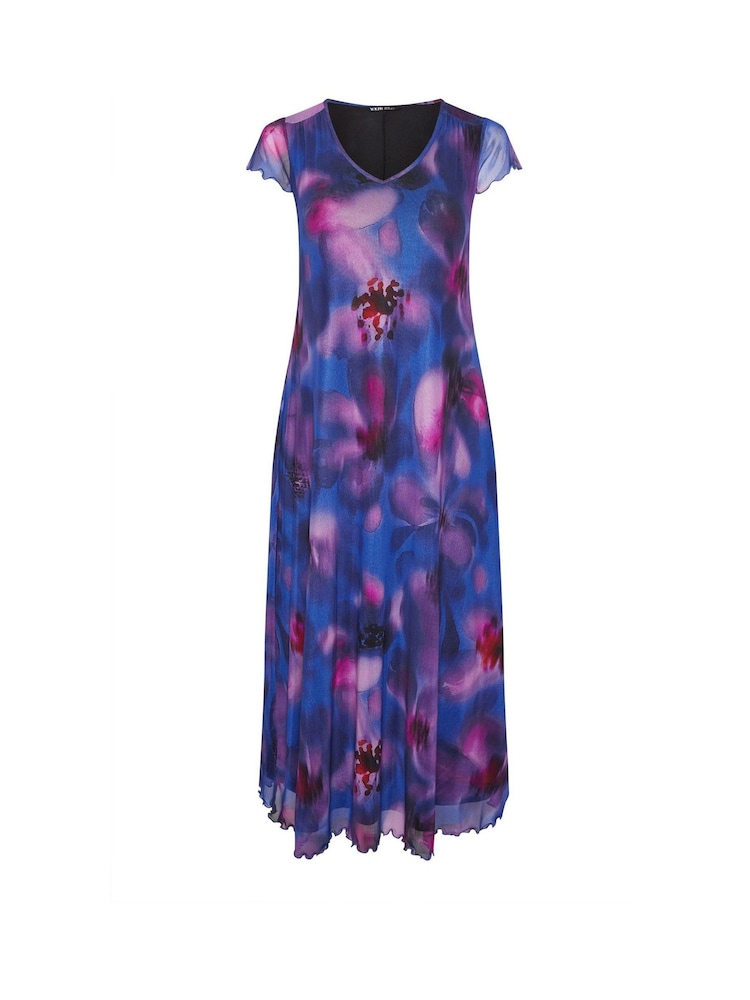 Μπλε - Φόρεμα Yours Curve Mesh Μακρύ φόρεμα - Εικόνα 5 από 5