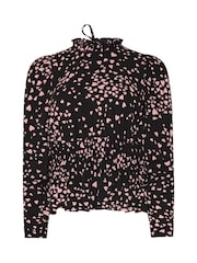 M&Co Pink Shirred Top - Image 2 of 2