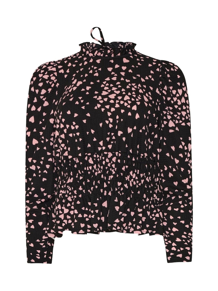 M&Co Pink Shirred Top - Image 2 of 2