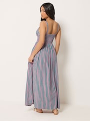 PixieGirl Pink Wrap Maxi Dress - Image 3 of 5