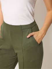 M&Co Green Ponte Seam Detail Trousers - Image 4 of 5