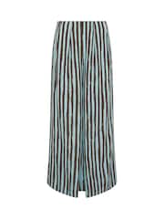 PixieGirl Petite Brown Stripe Palazzo Trousers - Image 5 of 5