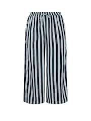 Yours Curve Blue Wide Leg Trousers - Image 5 of 5