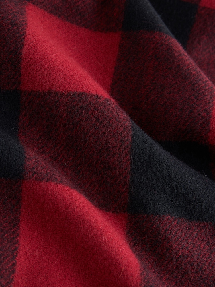 Red/Black Buffalo - Cachecol xadrez - Imagem 6 de 6