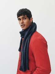 Blue Stripe Knitted Scarf - Image 1 of 7