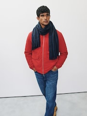 Blue Stripe Knitted Scarf - Image 3 of 7