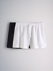 The Set Shorts With Linen Navy Blue/White - Image 1 of 13