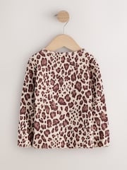 豹紋 - Long Sleeve Ribbed Top (3mths-7yrs) - 圖片 5，共 7