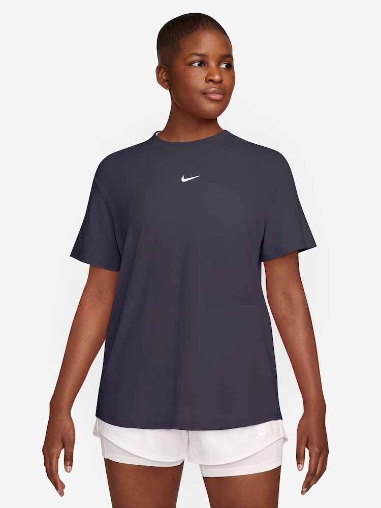 Gris parrilla - Camiseta de manga corta Nike One Relaxed Dri-FIT - Imagen 1 de 3