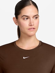 Marrón - Camiseta de manga corta Nike One Classic Dri-FIT - Imagen 3 de 3
