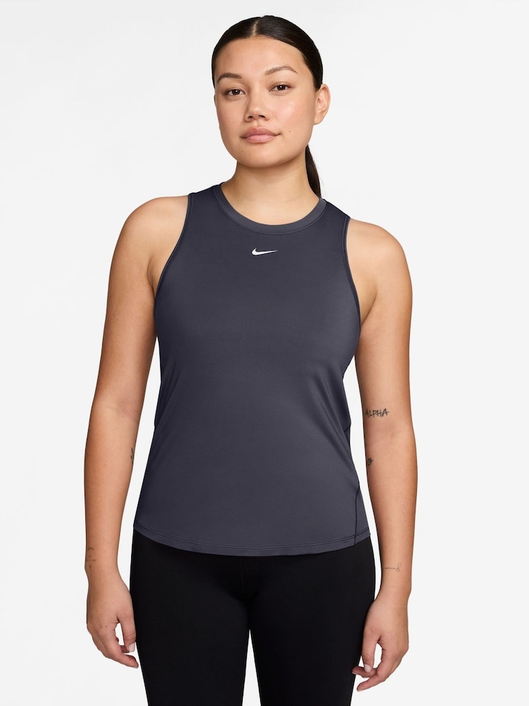 Gris parrilla - Top sin mangas clásico Dri-FIT One de Nike - Imagen 1 de 3