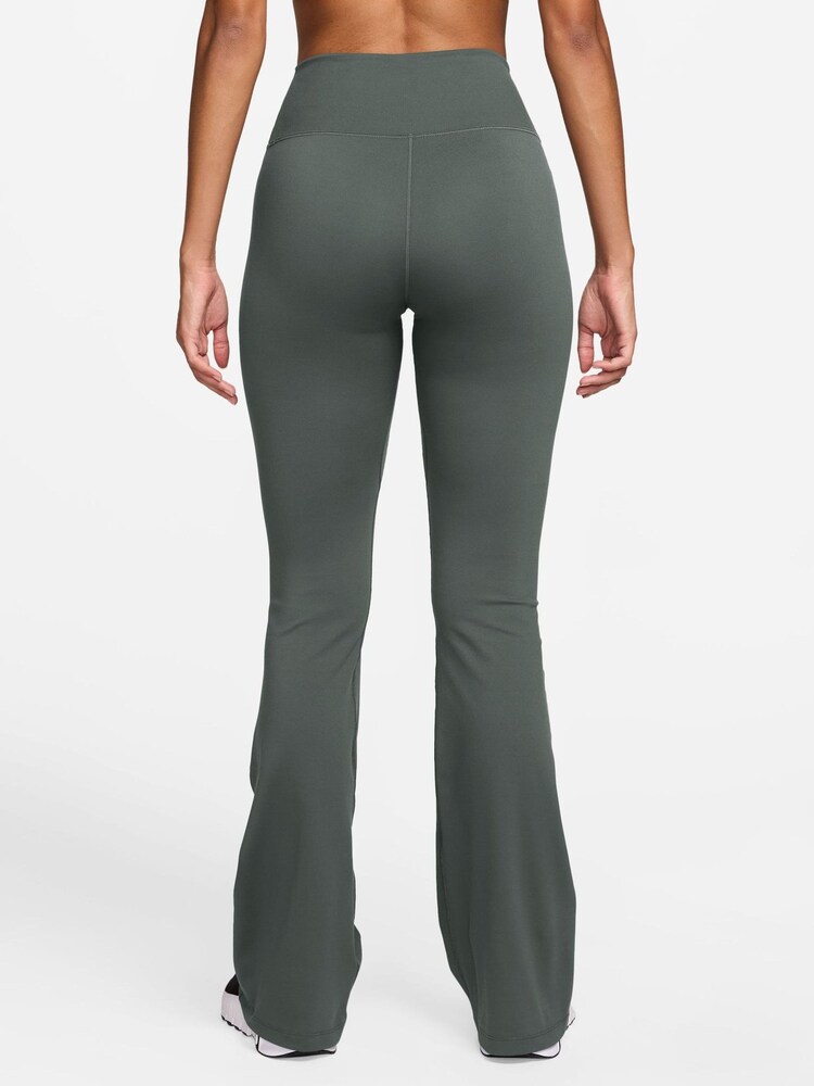 Nike Camo Green One High-Waisted Flared Leggings - Image 2 of 3 Nike Camo Green One High-Waisted Flared Leggings - Image 2 of 3