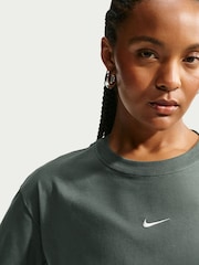 Nike Camo Green Sportswear Essential Oversized T-Shirt - Image 4 of 5