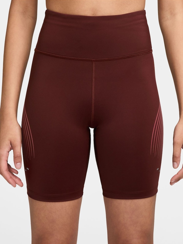 Nike Mystic Date Brown Swift High-Waisted 7" Running Shorts - Image 1 of 5 Nike Mystic Date Brown Swift High-Waisted 7" Running Shorts - Image 1 of 5