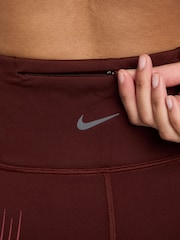 Nike Mystic Date Brown Swift High-Waisted 7" Running Shorts - Image 4 of 5