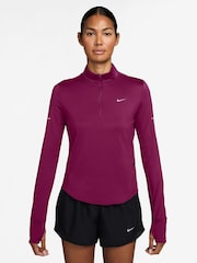 Nike True Berry Swift Dri-FIT UV 1/4-Zip Sweatshirt - Image 1 of 4