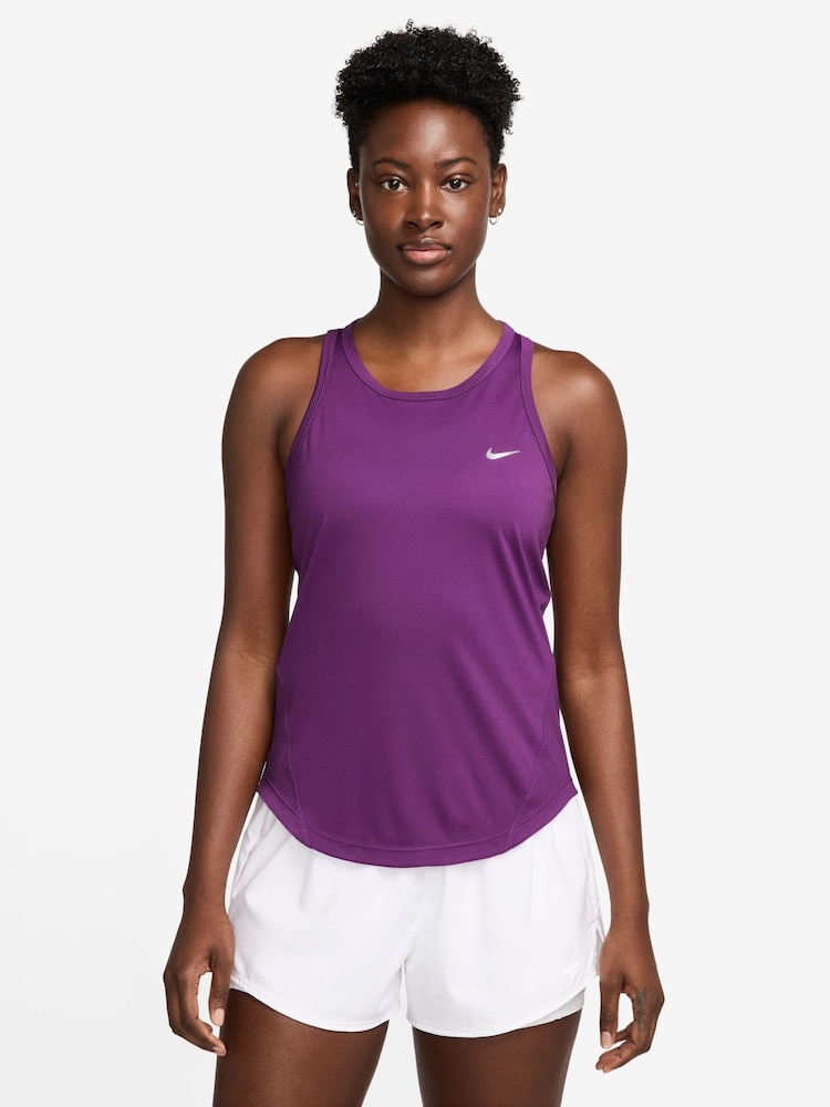 Nike Bold Berry Tempo Dri-FIT Running Vest - Image 1 of 4 Nike Bold Berry Tempo Dri-FIT Running Vest - Image 1 of 4