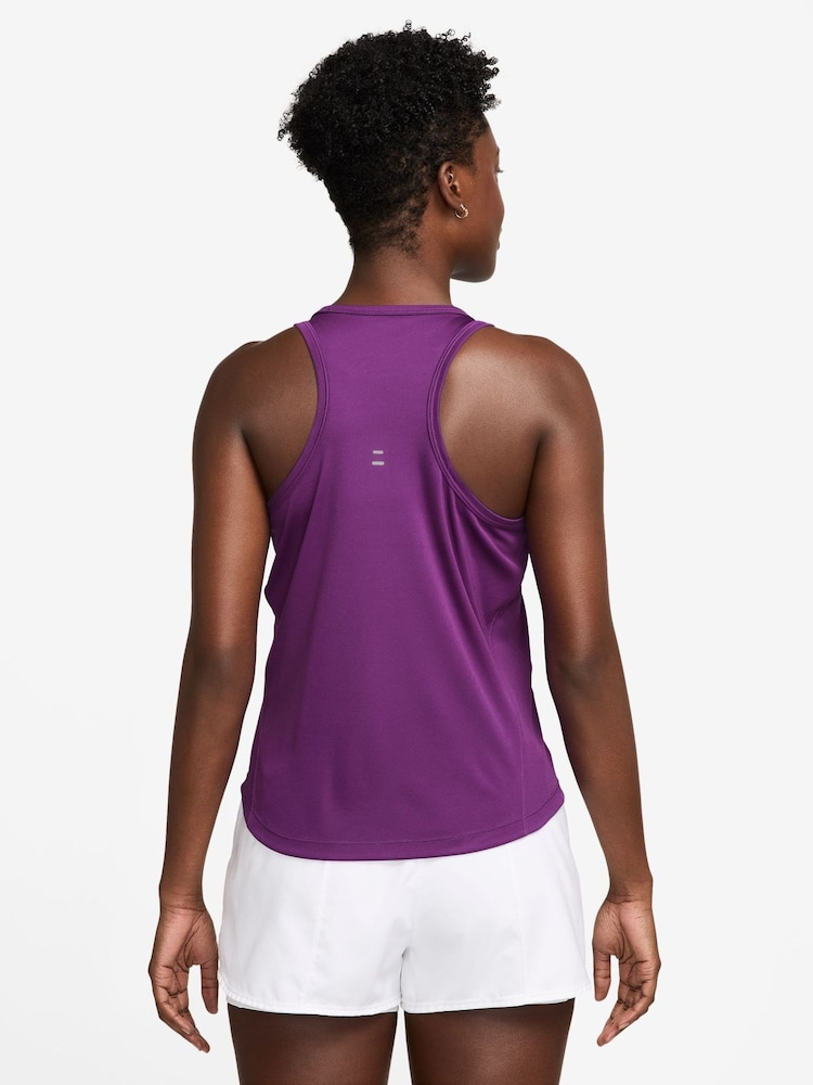 Nike Bold Berry Tempo Dri-FIT Running Vest - Image 2 of 4 Nike Bold Berry Tempo Dri-FIT Running Vest - Image 2 of 4