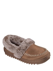 Skechers Chestnut Brown Bobs Cozy Kiss Slippers - Image 3 of 6