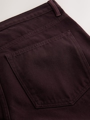 Burgundy Red Straight Fit Vintage Jeans - Image 5 of 5