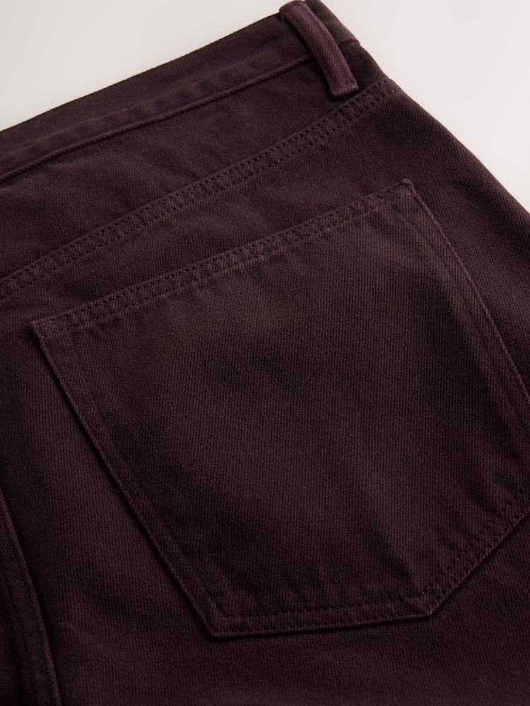 Burgundy Red Straight Fit Vintage Jeans - Image 5 of 5 Burgundy Red Straight Fit Vintage Jeans - Image 5 of 5