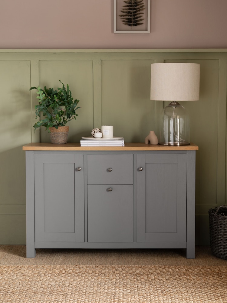 Dove Grey Malvern Large Sideboard - Image 1 of 3 Dove Grey Malvern Large Sideboard - Image 1 of 3