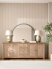 Natural Malvern Oak Effect Sideboard - Image 1 of 10