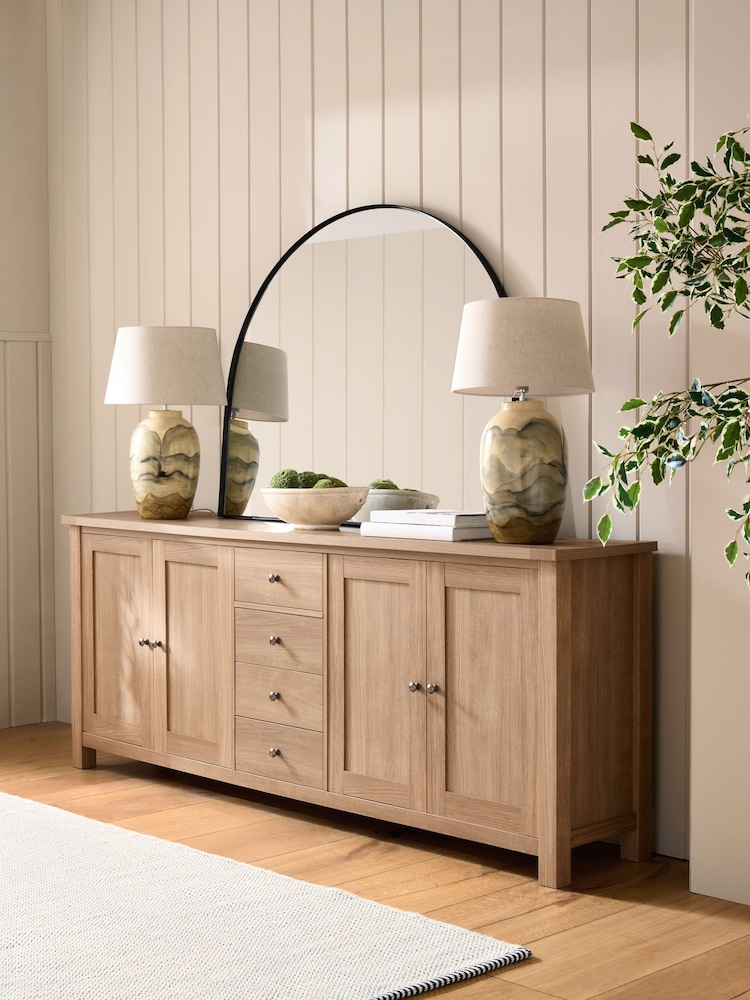 Natural Malvern Oak Effect Sideboard - Image 2 of 10 Natural Malvern Oak Effect Sideboard - Image 2 of 10