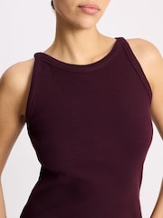 Albaray Red High Neck Rib Vest - Image 3 of 5