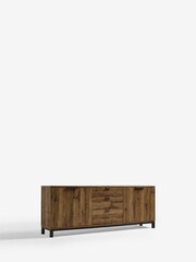 Dark Bronx Oak Effect Sideboard - Image 10 of 11