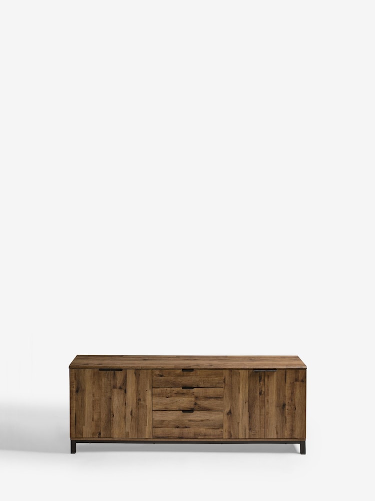 Dark Bronx Oak Effect Sideboard - Image 11 of 11 Dark Bronx Oak Effect Sideboard - Image 11 of 11