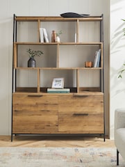 Dark Bronx Wide Storage Ladder Shelf - Image 2 of 8