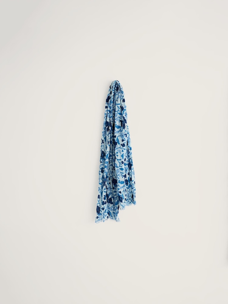 Seasalt Cornwall Blue Larissa Scarf - Image 2 of 5