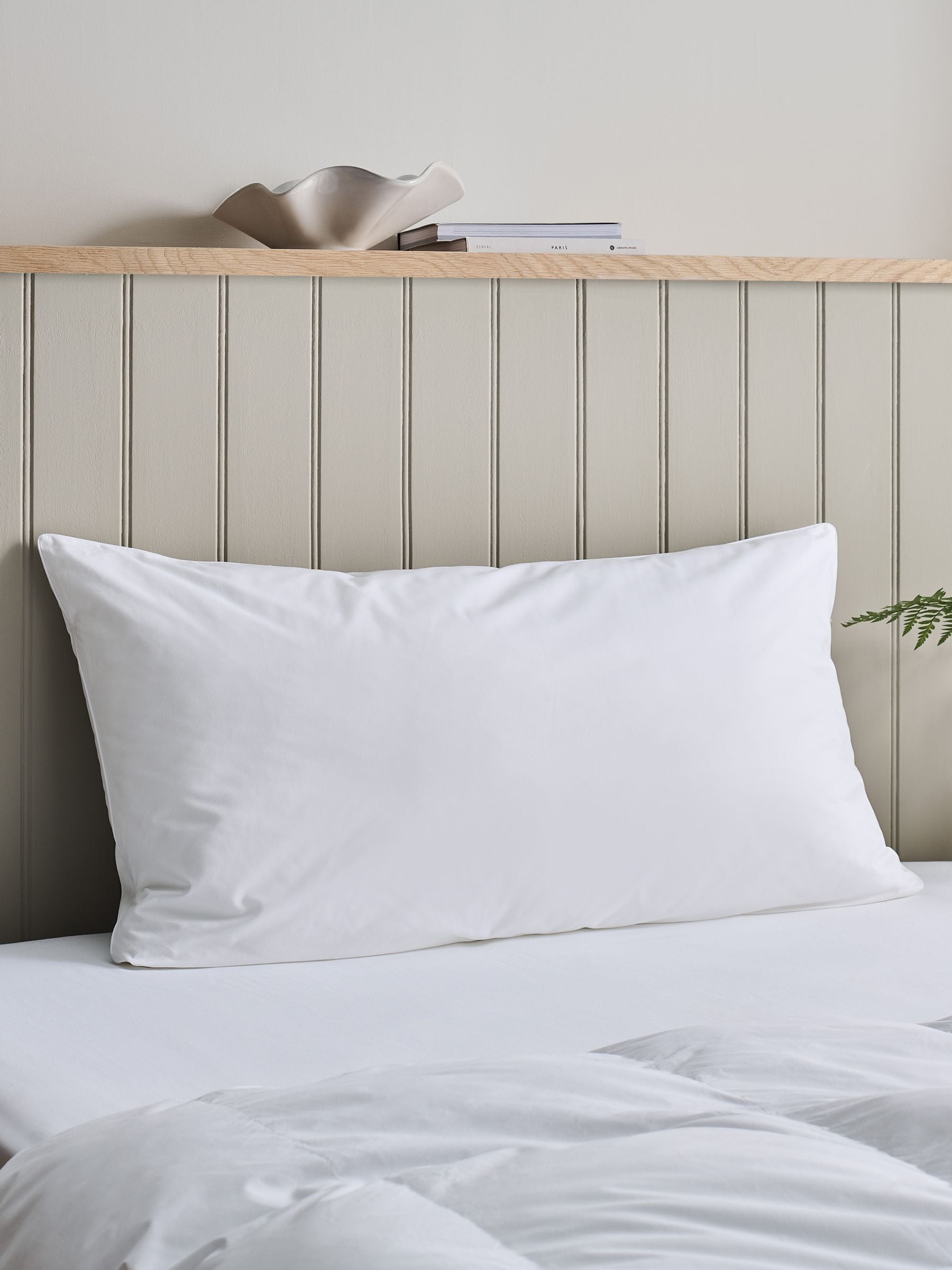 CHRISTY 'Cloud Loft' Luxurious Micro Loft Soft Medium King Pillow in White - Image 4