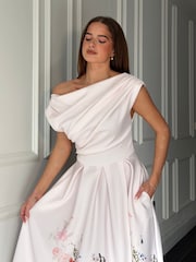 فستان بيتي غير المتماثل من Girl In Mind - Image 4 of 6