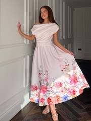 فستان بيتي غير المتماثل من Girl In Mind - Image 6 of 6