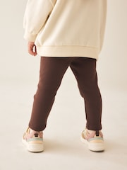Chocolate Brown Cosy Fleece Lined Leggings (3mths-7yrs) - Image 3 of 7