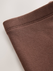 Chocolate Brown Cosy Fleece Lined Leggings (3mths-7yrs) - Image 6 of 7