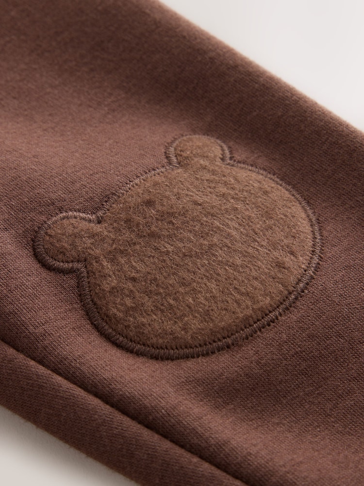 Chocolate Brown Cosy Fleece Lined Leggings (3mths-7yrs) - Image 7 of 7