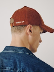 Rust Brown Cord Cap - Image 3 of 6