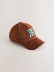Rust Brown Cord Cap - Image 4 of 6