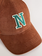 Rust Brown Cord Cap - Image 5 of 6